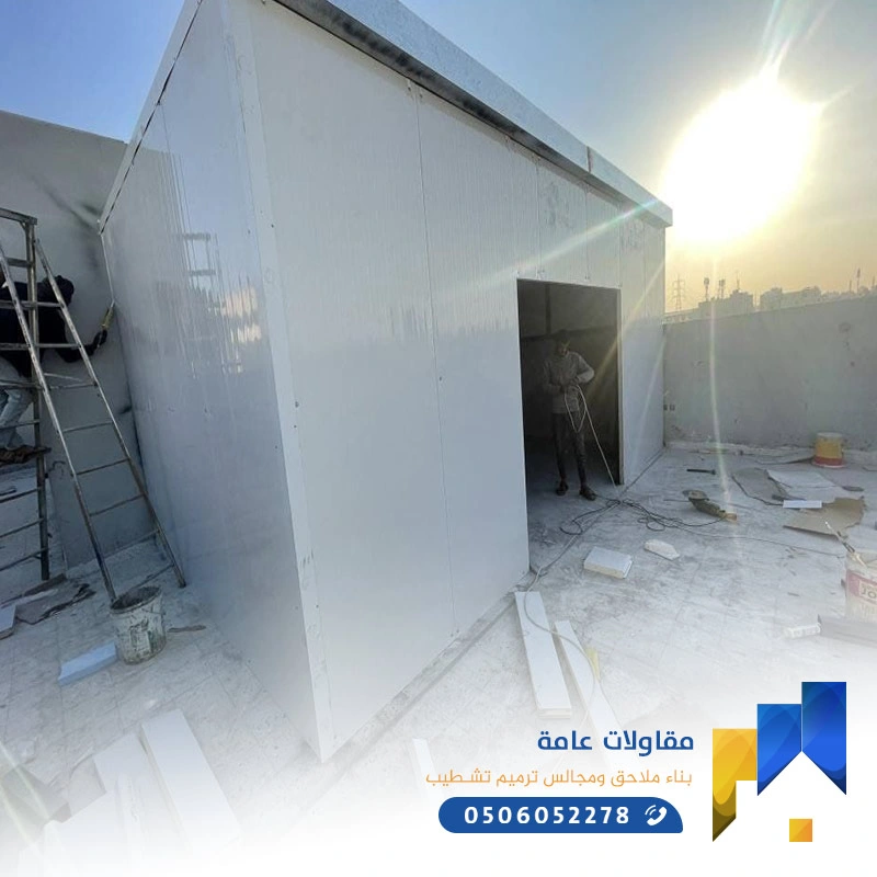 بناء ملاحق ساندوتش بانل جدة